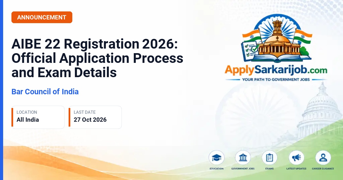 Bar Council of India - Certificate of Practice (CoP) Official Notification Poster & Schedule