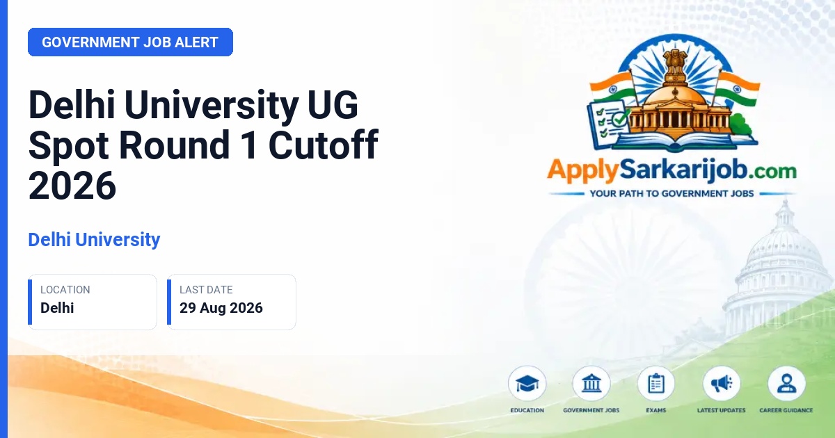 University of Delhi (DU) - Undergraduate Admission 2026 Official Notification Poster & Schedule