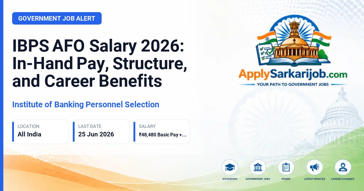 Institute of Banking Personnel Selection (IBPS) - Agriculture Field Officer (AFO) Scale I Official Notification Poster & Schedule