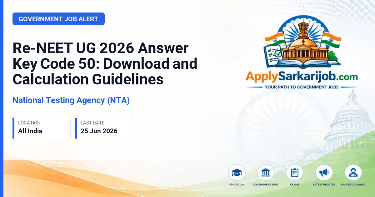 National Testing Agency (NTA) - NEET UG 2026 Official Notification Poster & Schedule