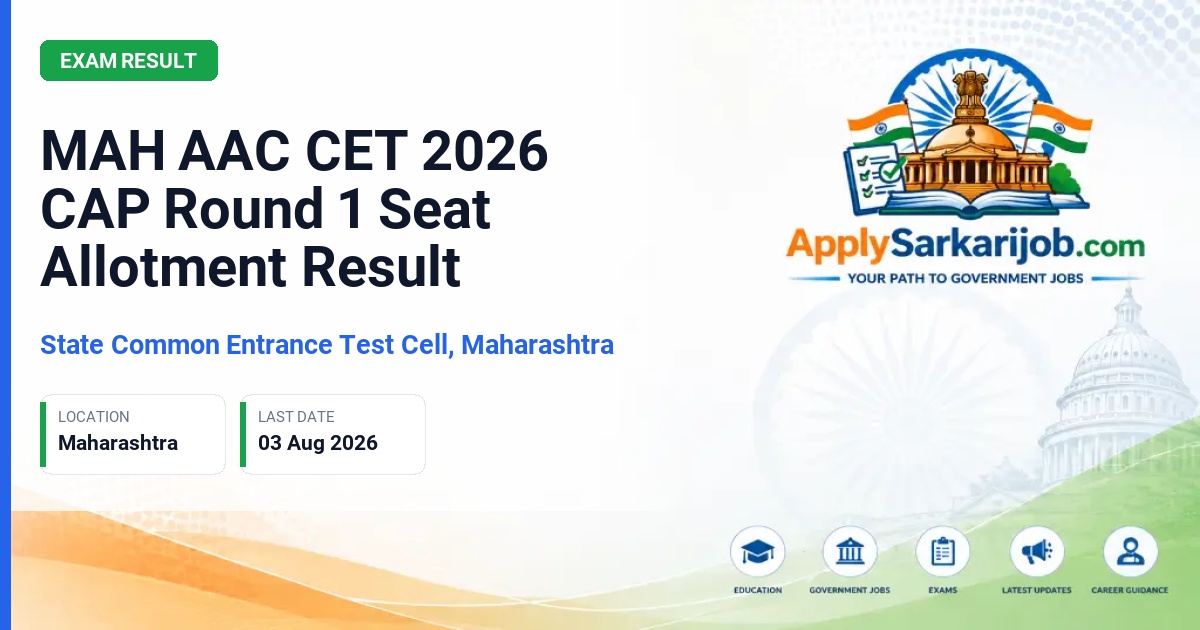 State Common Entrance Test Cell, Maharashtra (CET Cell Maharashtra) - Bachelor of Fine Arts (BFA) Admission 2026 Official Notification Poster & Schedule