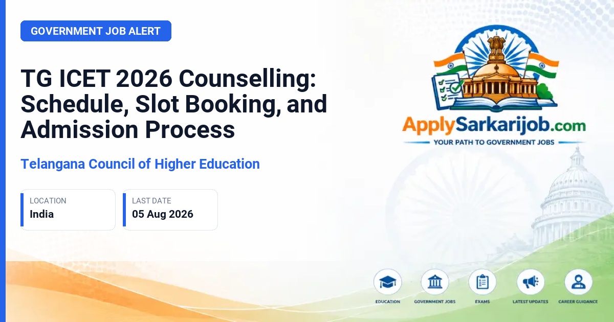 Telangana Council of Higher Education (TGCHE) - MBA/MCA Admission 2026 Official Notification Poster & Schedule