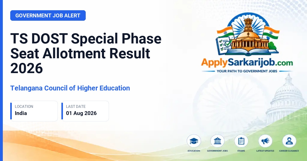 Telangana State Council of Higher Education (TSCHE) - Undergraduate Admission 2026 Official Notification Poster & Schedule