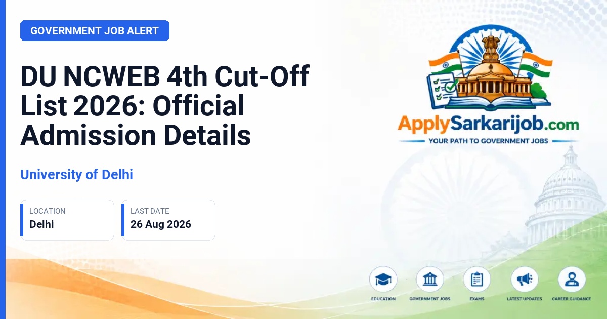 Non-Collegiate Women's Education Board - B.A. (Programme) / B.Com Official Notification Poster & Schedule