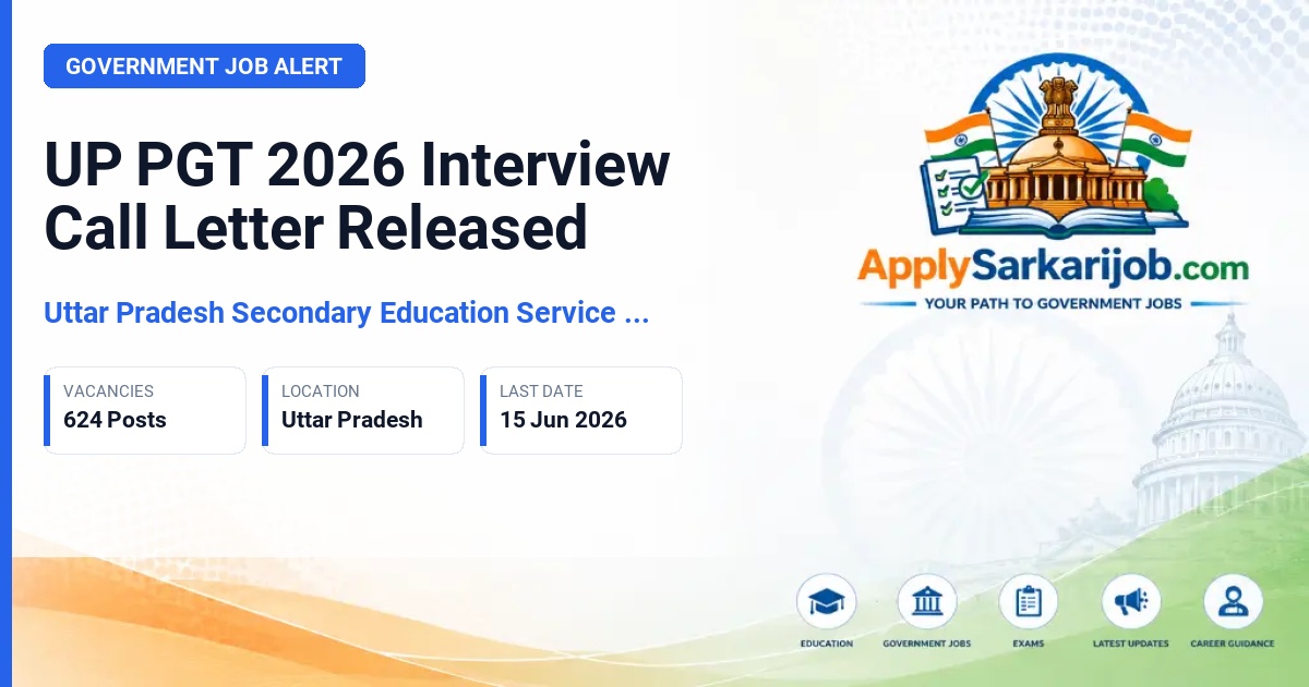 Staff Selection Commission (SSC) - Post Graduate Teacher (PGT) Official Notification Poster & Schedule